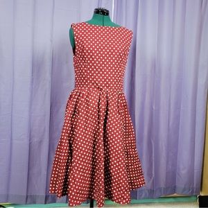 Blackbutterfly Sleeveless Polkadot Dress